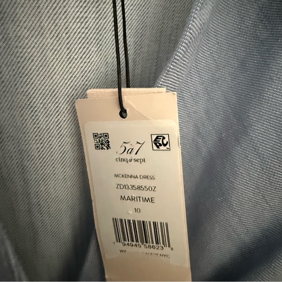 NWT CINQ A SEPT MCKENNA DRESS 💙 - Picture 6 of 6